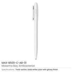 Custom Printed Antibacterial Pens Maxema Bay | Logo Branding Corporate Gift | UAE Delivery | Yalla Printing UAE