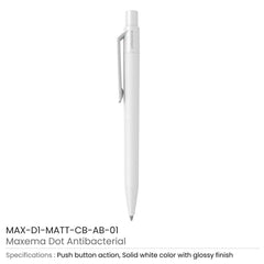 Custom Printed Antibacterial Pens Maxema Dot | Exhibitions, Conferences, Corporate Events | Yalla Printing UAE