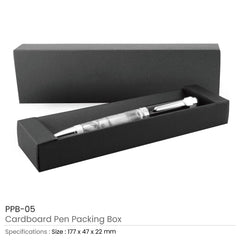 Custom Printed Cardboard Pen Packaging Box - Cardboard / Corrugated Board | Custom Packaging Printing | Free Design Support | Yalla Printing UAE