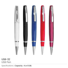 Custom Printed USB Flash Pens | Logo Branding Corporate Gift | UAE Delivery | Yalla Printing UAE
