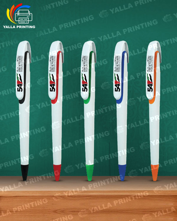 UAE 54th National Day Pen | Spirit of the Union Logo Printed | Customizable Ballpoint Pen with Multiple Color Options