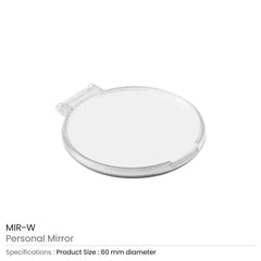 Custom Printed Personal Mirrors | Logo Branding Corporate Gift | UAE Delivery | Yalla Printing UAE