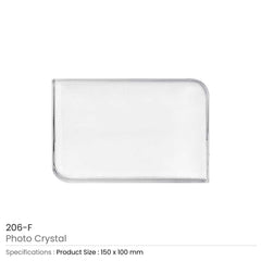 Sublimation Photo Crystal 15 x 10cm (SKU 206-F)