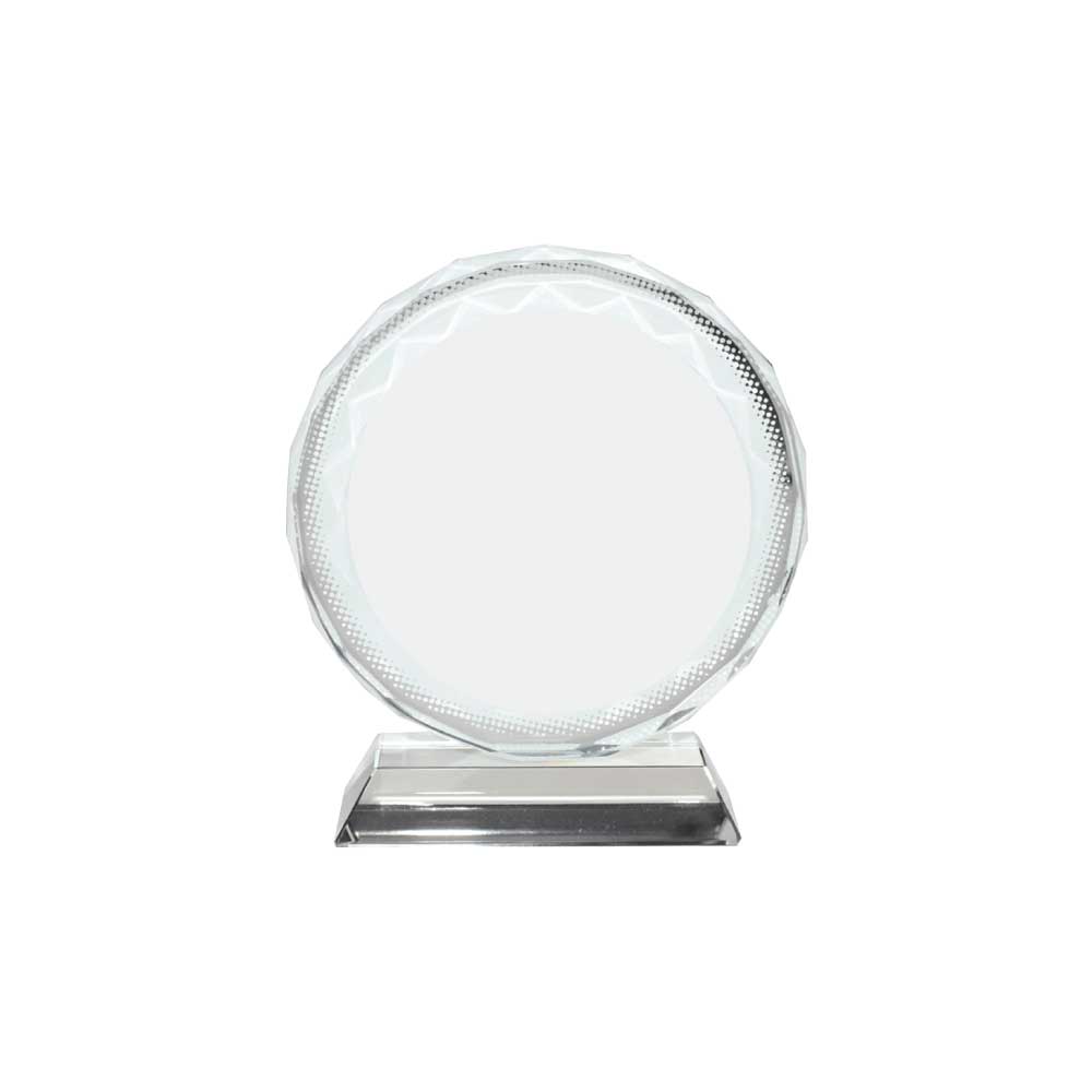 Custom Printed Photo Crystals In Sunflower Design | Corporate Award & Recognition Gift | UAE Delivery | Yalla Printing UAE