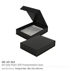 Notebooks & Diaries – Plain Gift Packaging Box A5 Size with Magnetic Flap | Custom Packaging Printing | Free Design Support | Yalla Printing UAE
