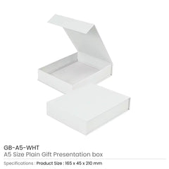 Notebooks & Diaries – Plain Gift Packaging Box A5 Size with Magnetic Flap | Custom Packaging Printing | Free Design Support | Yalla Printing UAE
