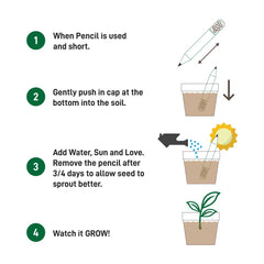 Custom Printed Plant A Pencil Kit 5 X 20 X 5 CM | Exhibitions, Conferences, Corporate Events | Yalla Printing UAE