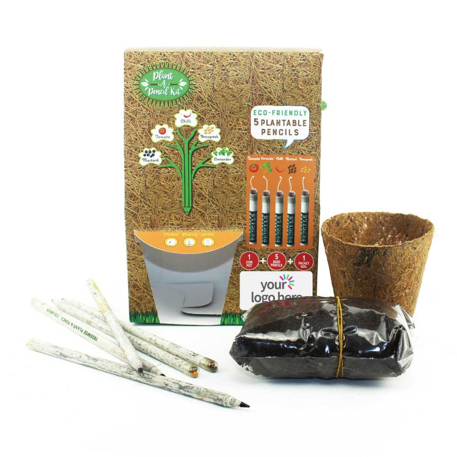 Custom Printed Plant A Pencil Kit 5 X 20 X 5 CM | Exhibitions, Conferences, Corporate Events | Yalla Printing UAE