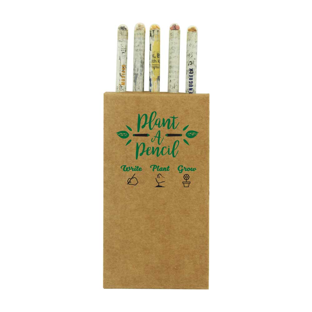 Custom Printed Plantable A Pencils Set | Exhibitions, Conferences, Corporate Events | Yalla Printing UAE