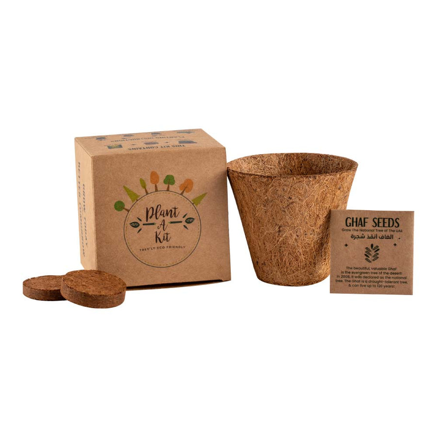 Custom Printed Plantable Kit With Ghaf Seeds In Kraft Box | Exhibitions, Conferences, Corporate Events | Yalla Printing UAE