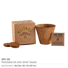 Custom Printed Plantable Kit With Ghaf Seeds In Kraft Box | Exhibitions, Conferences, Corporate Events | Yalla Printing UAE