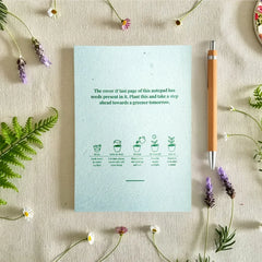 Custom Printed Plantable Notepads B6 With Wild Flower Seeds Covers | Logo Branding Corporate Gift | UAE Delivery | Yalla Printing UAE