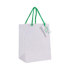 Custom Printed Plantable Marigold Seed Paper Bags In A4 Size With Tag | Custom Branded Bag | UAE Delivery | Yalla Printing UAE