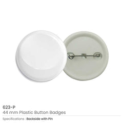 Custom Printed Plastic Button Badges | Logo Branding Corporate Gift | UAE Delivery | Yalla Printing UAE