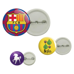 Custom Printed Plastic Button Badges | Logo Branding Corporate Gift | UAE Delivery | Yalla Printing UAE