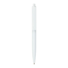 Custom Printed Plastic Pens White Color, Push Button, Wide Clip | Logo Branding Corporate Gift | UAE Delivery | Yalla Printing UAE
