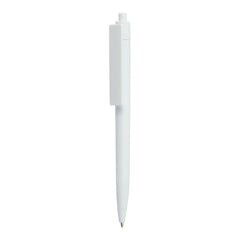 Custom Printed Plastic Pens White Color, Push Button, Wide Clip | Logo Branding Corporate Gift | UAE Delivery | Yalla Printing UAE