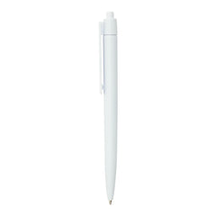 Custom Printed Plastic Pens White Color, Push Button, Wide Clip | Logo Branding Corporate Gift | UAE Delivery | Yalla Printing UAE