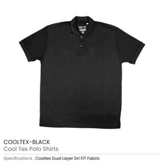 Custom Printed Cooltex Polo Shirts 100% Cotton Material 220Gsm - Cotton Fabric | Logo Branding Corporate Gift | UAE Delivery | Yalla Printing UAE