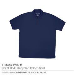 Custom Printed Nextt Level Recycled Polo T - Shirts | Custom Apparel Branding | UAE Delivery | Yalla Printing UAE