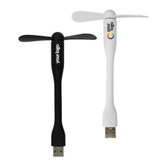Custom Printed Portable USB Fan - Portable Structure | Logo Branding Corporate Gift | UAE Delivery | Yalla Printing UAE