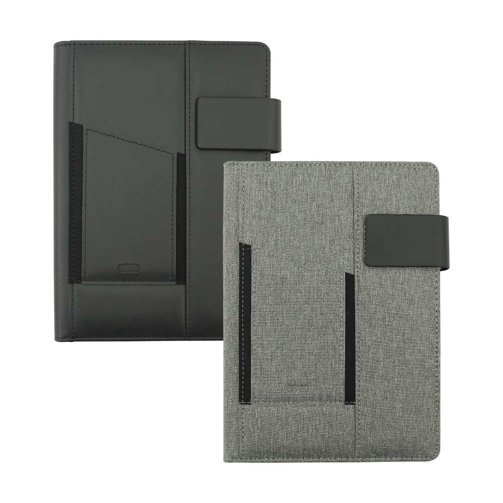 Custom Printed Portfolio Notebooks With Multi - Purpose Holder | Logo Branding Corporate Gift | UAE Delivery | Yalla Printing UAE