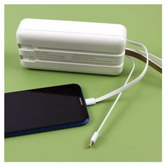 Custom Printed Fast Charging Powerbank 30, 000 Mah With Flashlight & Leather Strap | Logo Branding Corporate Gift | UAE Delivery | Yalla Printing UAE