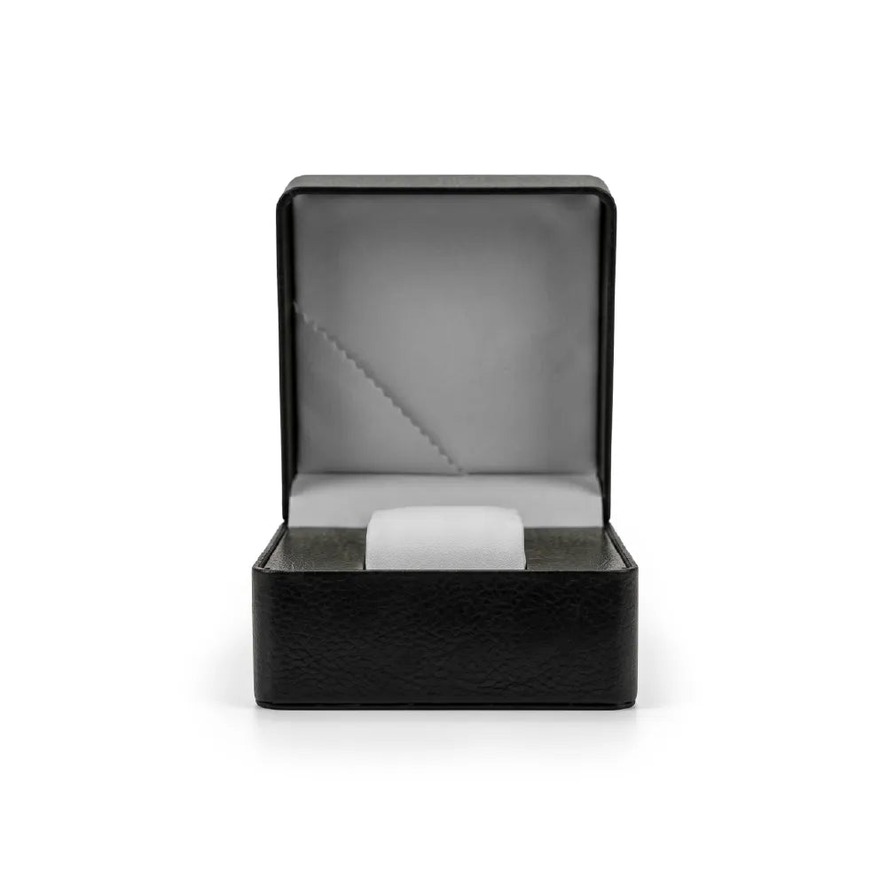 Custom Printed Premium PU Leather Single Watch Gift Box with Removable Cushions | Logo Branding Corporate Gift | UAE Delivery | Yalla Printing UAE