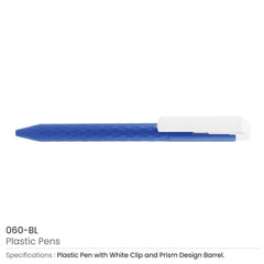 Custom Printed Prism Design Plastic Pens | Logo Branding Corporate Gift | UAE Delivery | Yalla Printing UAE
