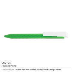 Custom Printed Prism Design Plastic Pens | Logo Branding Corporate Gift | UAE Delivery | Yalla Printing UAE