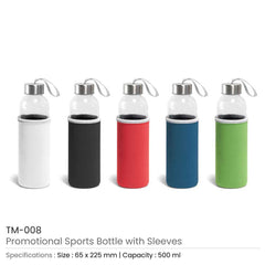 Custom Printed Promotional Glass Bottles | Logo Branding Corporate Gift | UAE Delivery | Yalla Printing UAE
