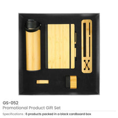 Promotional Gift Sets with Black Cardboard Gift Box