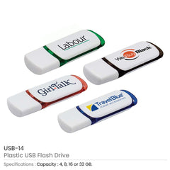 Custom Printed Promotional Plastic USB | Logo Branding Corporate Gift | UAE Delivery | Yalla Printing UAE