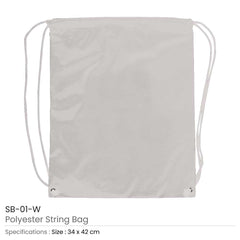 Custom Printed Promotional String Bags - Premium Polyester Fabric | Premium Signage & Display Printing | Free Design Support | Yalla Printing UAE