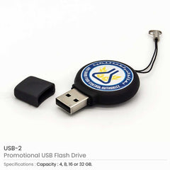 Custom Printed Promotional Rubberized USB | Logo Branding Corporate Gift | UAE Delivery | Yalla Printing UAE