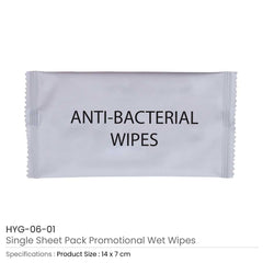 Promotional Wet Wipes | Logo Branding Corporate Gift | UAE Delivery | Yalla Printing UAE