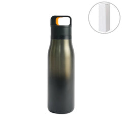 Custom Printed Double Wall Ss Bottles With Push Button Opening - 500 Ml - Stainless Steel | Logo Branding Corporate Gift | UAE Delivery | Yalla Printing UAE