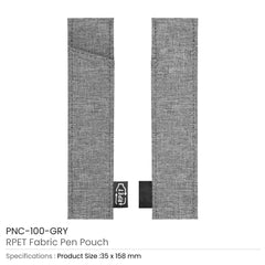 RPET Fabric Pen Pouch | Logo Printed Business Gift – Yalla Printing UAE