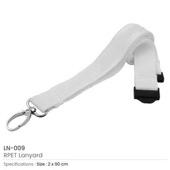 RPET Lanyards with Hooks and Safety Clip | Logo Printed Business Gift – Yalla Printing UAE