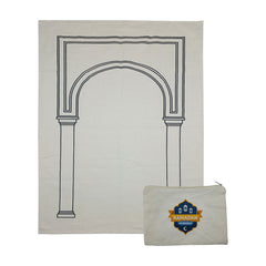 Custom Printed Prayer Mat With Pouch, Cotton Material, Eco - Friendly & Portable - Cotton Fabric With Portable Structure | Custom Branded Bag | UAE Delivery | Yalla Printing UAE