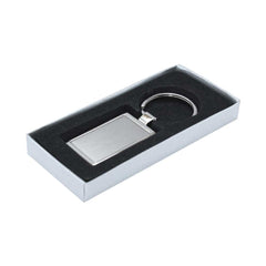 Custom Printed Rectangle Metal Key Holders - Stainless Steel | Logo Branding Corporate Gift | UAE Delivery | Yalla Printing UAE