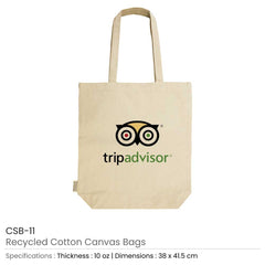 Recycled Cotton Canvas Bags 330 GSM – Yalla Printing UAE