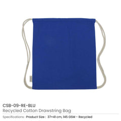 Recycled Drawstring Cotton Bags | Logo Branding Bag – Yalla Printing UAE
