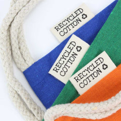 Recycled Drawstring Cotton Bags | Logo Branding Bag – Yalla Printing UAE