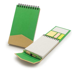 Custom Printed Recycled Notepad With Pen | Logo Branding Corporate Gift | UAE Delivery | Yalla Printing UAE