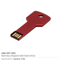 Custom Printed Key Shaped USB Flash Drives | Logo Branding Corporate Gift | UAE Delivery | Yalla Printing UAE