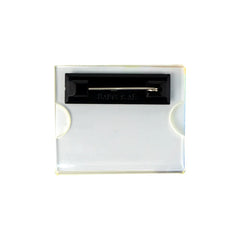 Custom Printed Reusable Acrylic Name Badges With Attachment | Corporate Award & Recognition Gift | UAE Delivery | Yalla Printing UAE