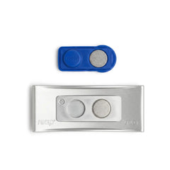 Custom Printed Reusable Insert Name Badges with Magnet Attachment