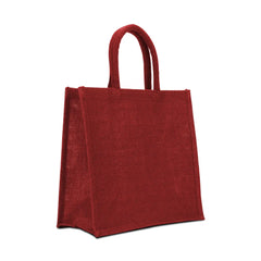 Custom Printed Reusable Square Jute Shopping Bags - Cotton Fabric | Custom Branded Bag | UAE Delivery | Yalla Printing UAE