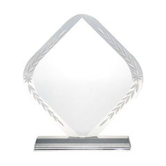 Custom Printed Rhombus Shaped Crystal Awards | Custom Packaging Printing | Free Design Support | Yalla Printing UAE